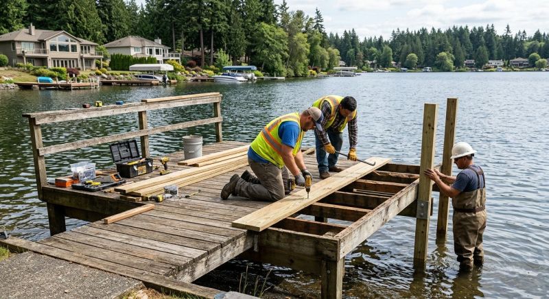 Dock Wood Replacement in Denver County, CO