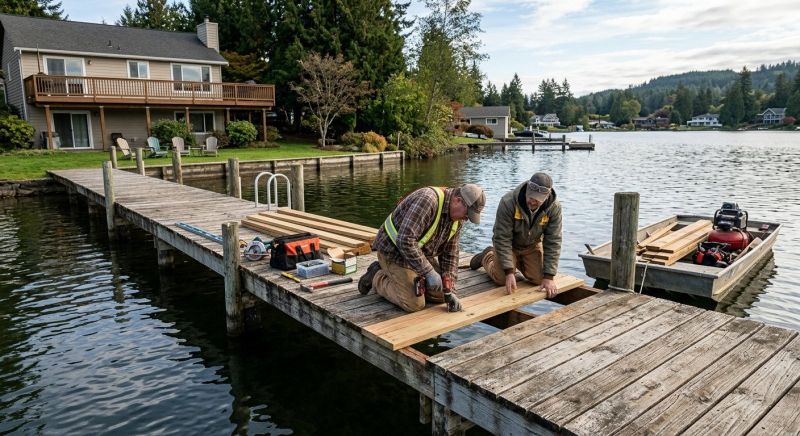 Dock Wood Replacement in Denver County, CO