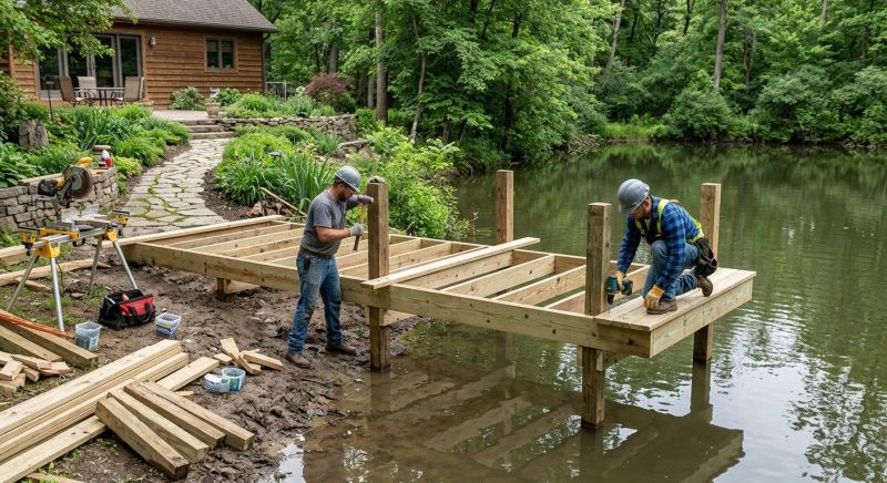 Pond Dock Construction in Denver, CO