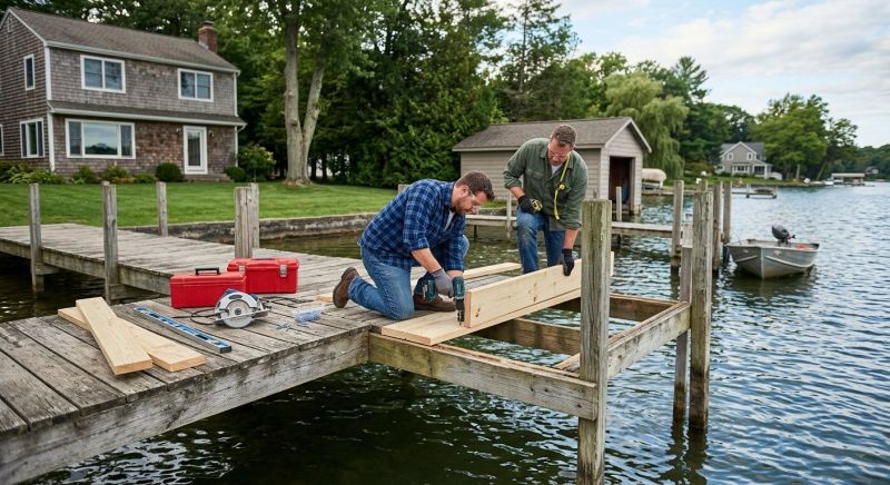 Wood Dock Repair in Olathe, KS