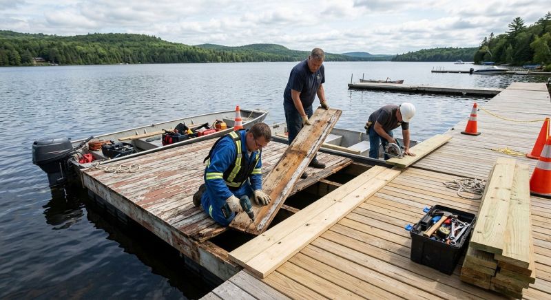 Dock Wood Replacement in Littleton, CO