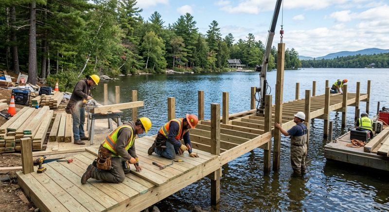 Pond Dock Construction in Kansas City, MO